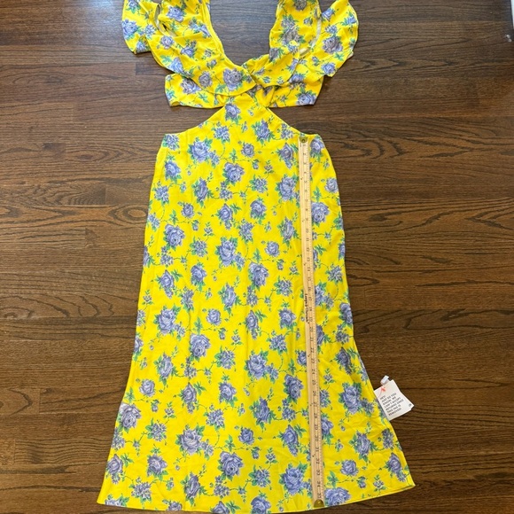 Floral Yellow Dress - Picture 9 of 12